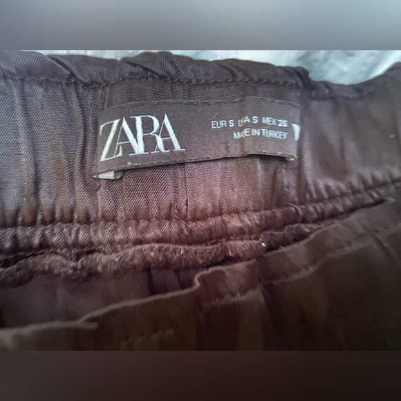 Zara women’s black satin harem pants - Picture 3 of 5